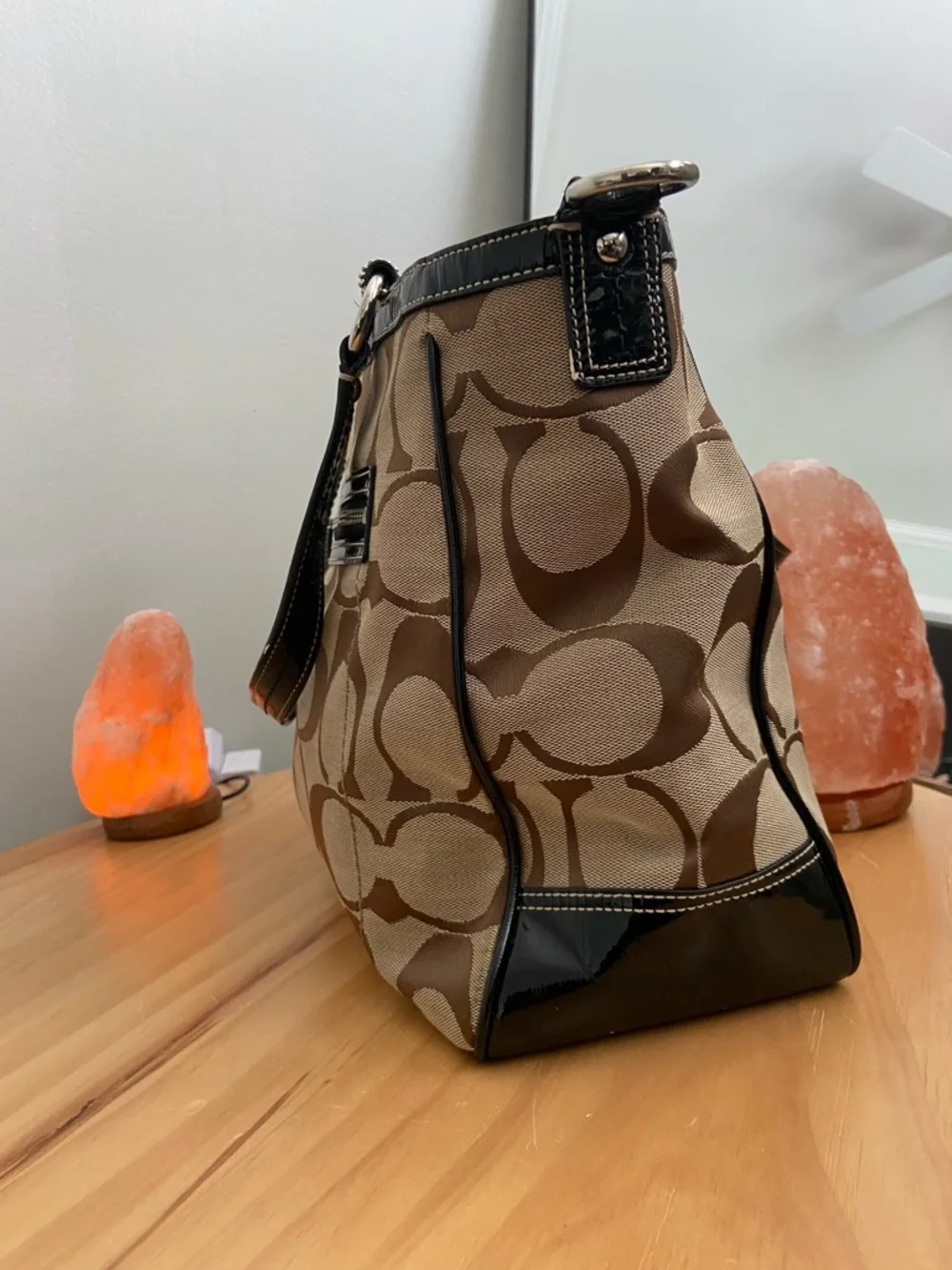 Coach Coach Signature C Jacquard Laura Tote Bag